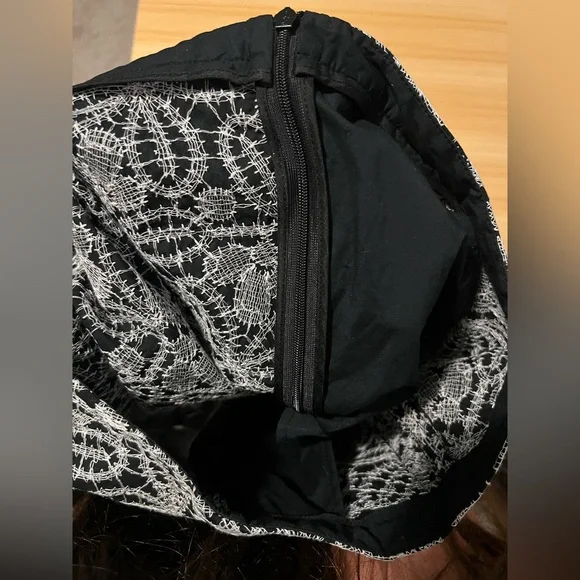 Piazza Sempione Black & White Lace A-Line Midi Skirt | Italian Designer Elegant - Picture 7 of 11